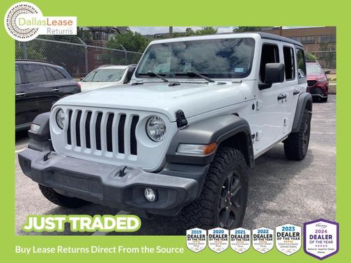 White 2021 Jeep Wrangler Unlimited Sport