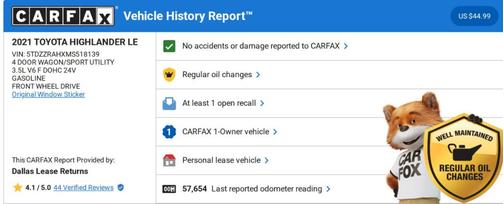 2021 Toyota Highlander LE