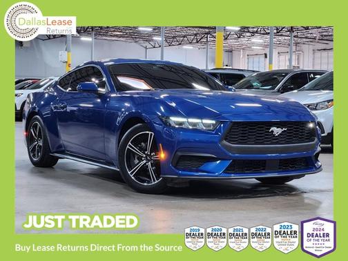 Blue 2024 Ford Mustang EcoBoost