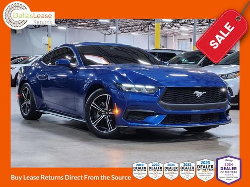 Blue 2024 Ford Mustang EcoBoost