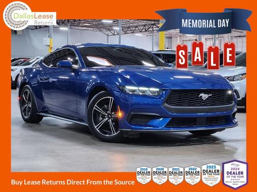 Blue 2024 Ford Mustang EcoBoost