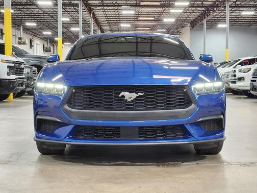 Blue 2024 Ford Mustang EcoBoost