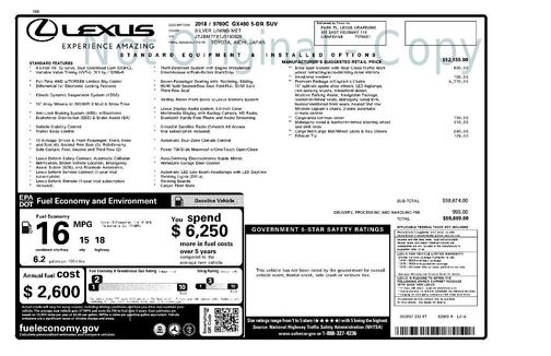 2018 Lexus GX 460 Base