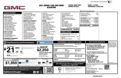 2021 GMC Sierra 1500 Elevation