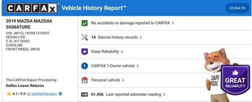 2019 Mazda Mazda6 Signature