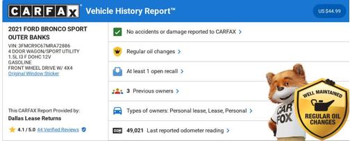 2021 Ford Bronco Sport Outer Banks