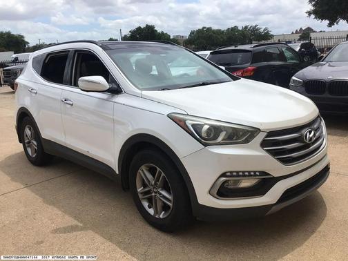 Frost White Pearl 2017 Hyundai Santa Fe Sport 2.4L