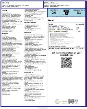 2021 Audi A5 Sportback Premium