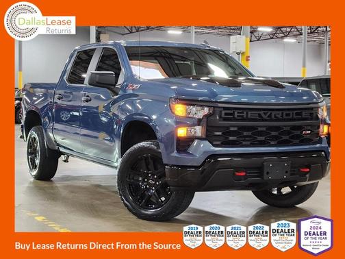 Blue 2024 Chevrolet Silverado 1500 Custom Trail Boss