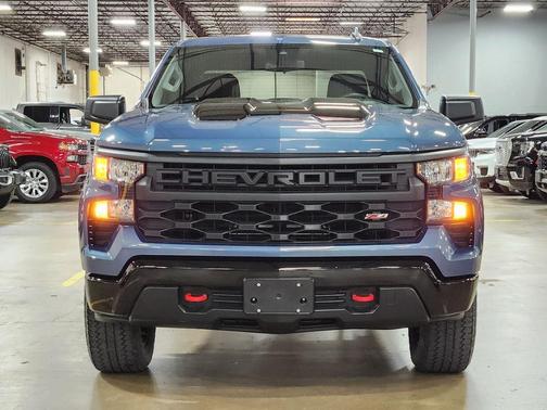 Blue 2024 Chevrolet Silverado 1500 Custom Trail Boss