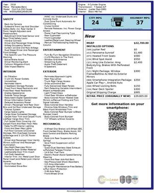 2018 Mercedes-Benz CLA 250 Base