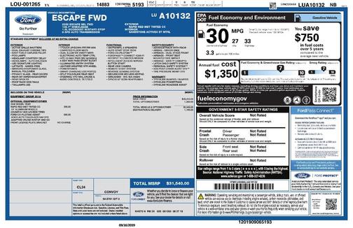 2020 Ford Escape SEL