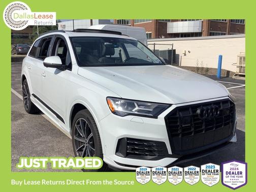 Glacier White Metallic 2022 Audi Q7 55 Premium Plus