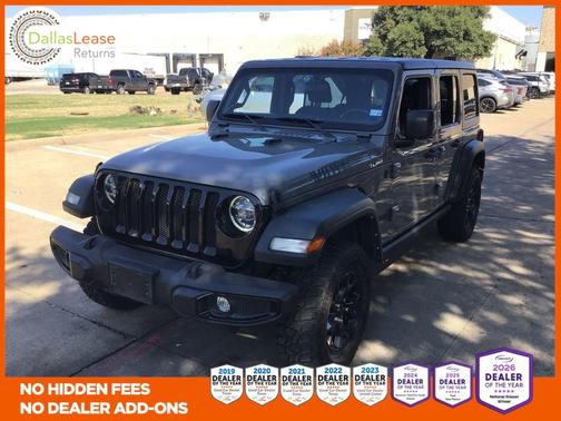 Gray 2021 Jeep Wrangler Unlimited Sport