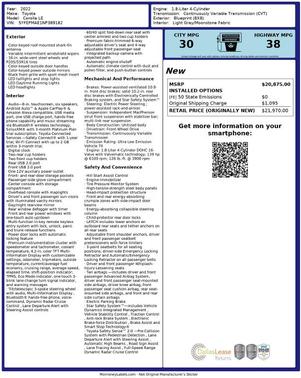 2022 Toyota Corolla LE