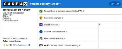 2022 Lexus IS 350 F Sport