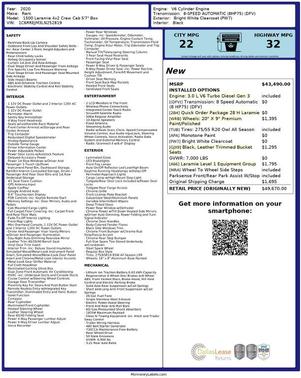 2020 RAM 1500 Laramie