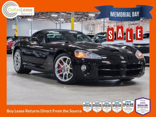 Black 2003 Dodge Viper SRT-10