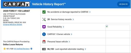2020 Ford F-150 Lariat