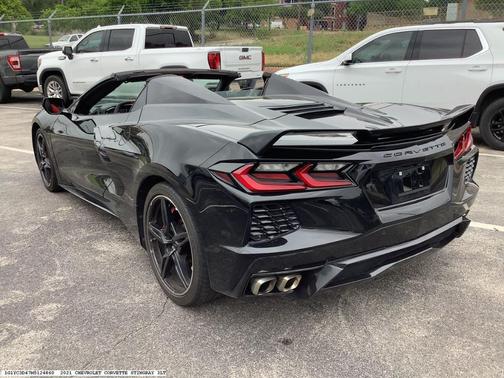 Black 2021 Chevrolet Corvette Stingray w/3LT