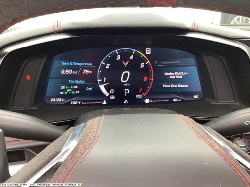 Black 2021 Chevrolet Corvette Stingray w/3LT