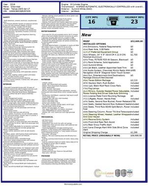 2018 Chevrolet Tahoe LT