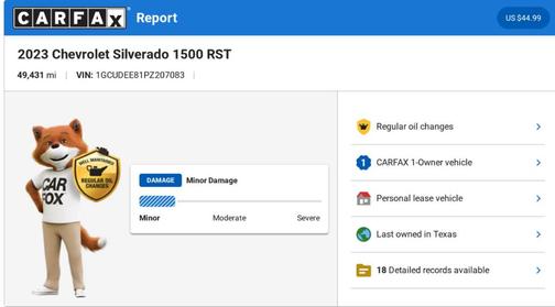 2023 Chevrolet Silverado 1500 RST