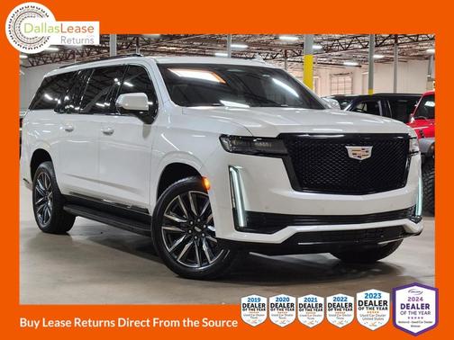 White 2021 Cadillac Escalade ESV Sport