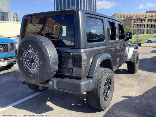 Gray 2021 Jeep Wrangler Unlimited Sport