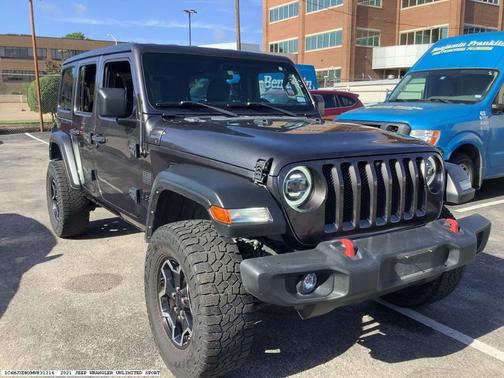 Gray 2021 Jeep Wrangler Unlimited Sport