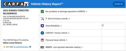 2023 Subaru Forester Wilderness