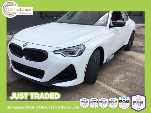 White 2023 BMW M240 i xDrive