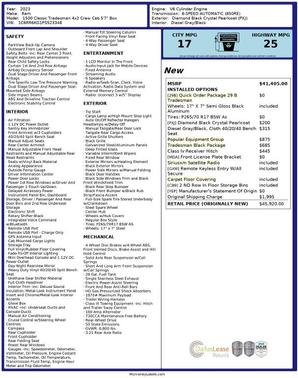 2023 RAM 1500 Classic Tradesman