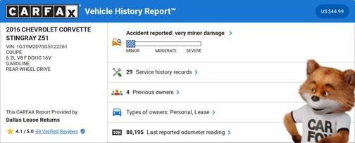 2016 Chevrolet Corvette Stingray Z51