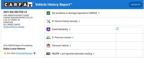 2021 Kia Seltos LX