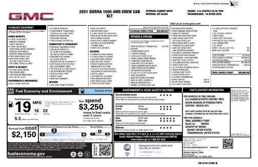 2021 GMC Sierra 1500 SLT