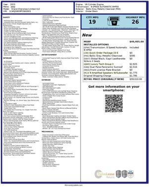 Metallic 2023 Jeep Grand Cherokee Limited