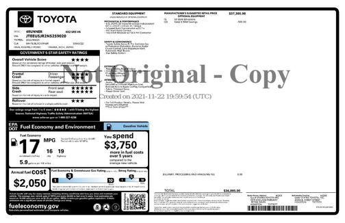 2022 Toyota 4Runner SR5