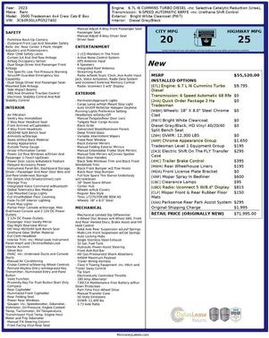 2023 RAM 3500 Tradesman