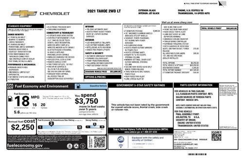 2021 Chevrolet Tahoe LT