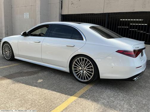 White 2024 Mercedes-Benz S-Class S 580 4MATIC