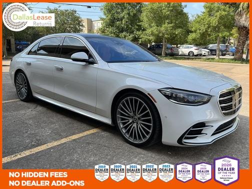 White 2024 Mercedes-Benz S-Class S 580 4MATIC