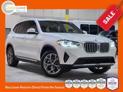 White 2024 BMW X3 xDrive30i