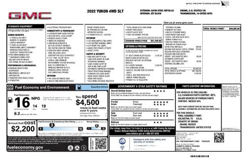2022 GMC Yukon SLT