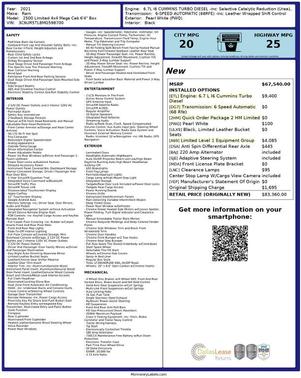 2021 RAM 2500 Limited