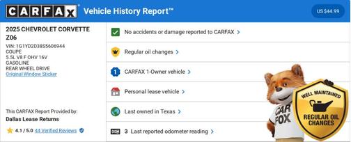 2025 Chevrolet Corvette Z06