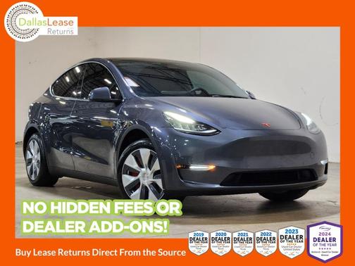 Gray 2022 Tesla Model Y Long Range