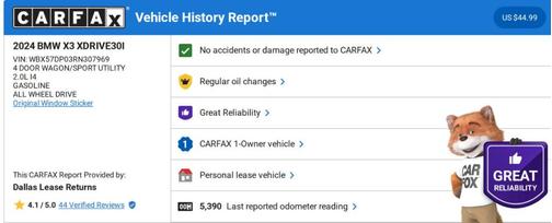 2024 BMW X3 xDrive30i