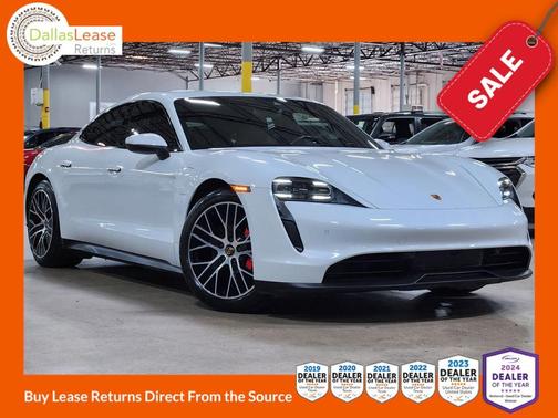White 2021 Porsche Taycan 4S