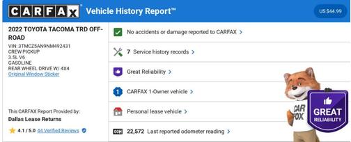 2022 Toyota Tacoma TRD Off Road